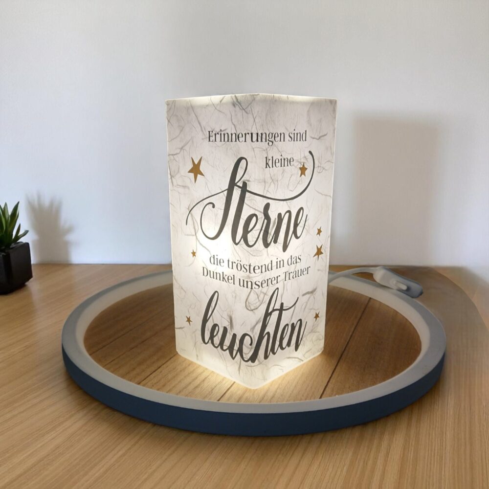Leuchtsäule "kleine Sterne"