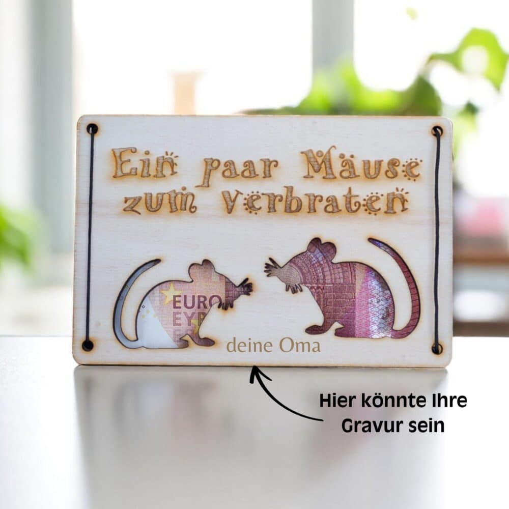 Geschenkkarte "Mäuse" – Bild 4
