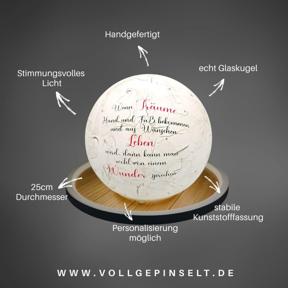 Leuchtkugel "Wunder" – Bild 5