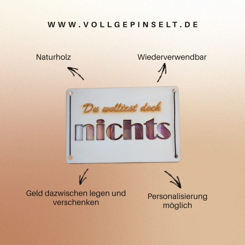 Geschenkkarte "Nichts" – Bild 5