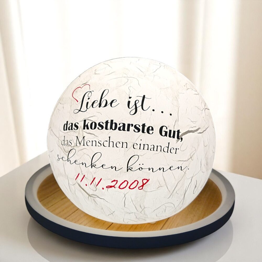 Leuchtkugel "Liebe ist..." – Bild 2