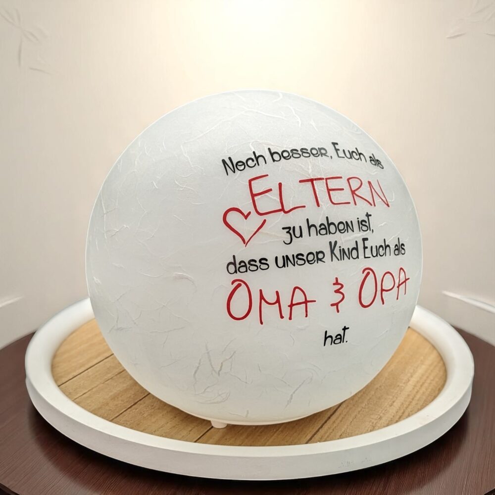 Leuchtkugel "Oma&Opa" – Bild 4