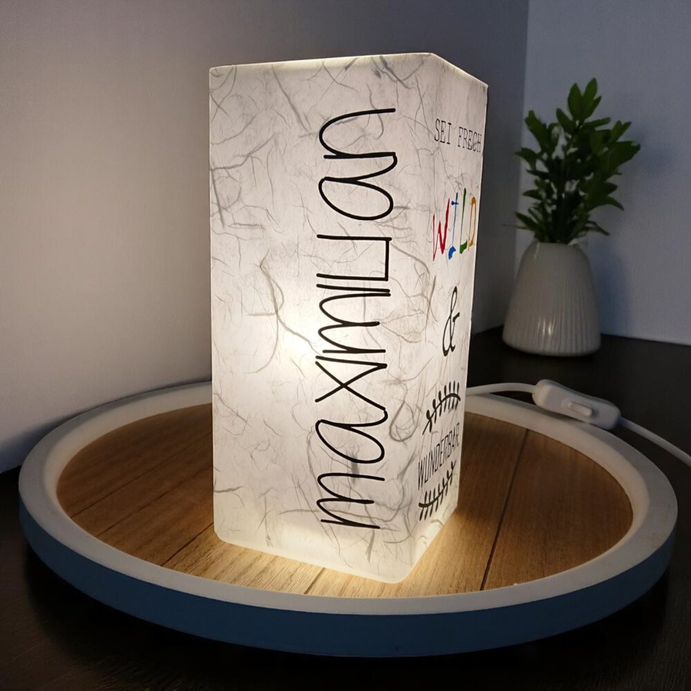 Leuchtsäule "Sei Wild" – Bild 7