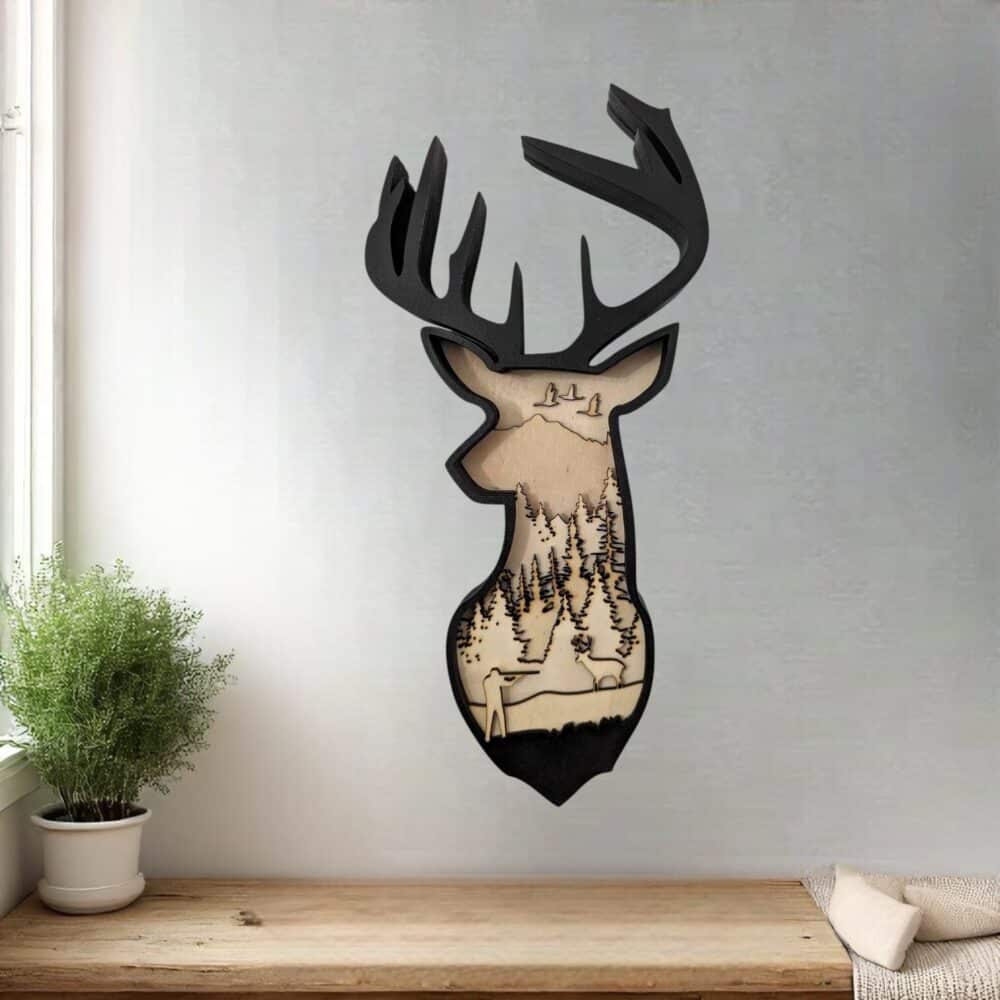 Holzunikat "Hirsch" – Bild 3