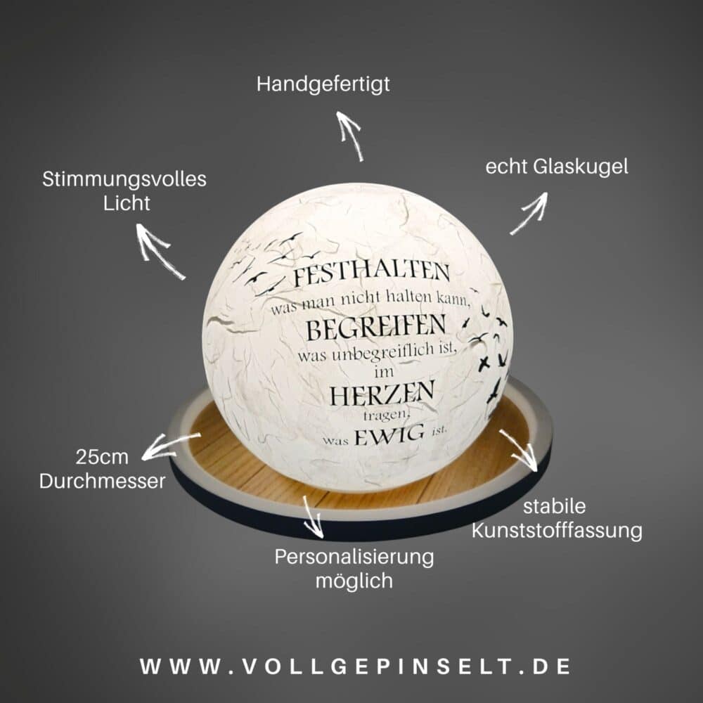 Leuchtkugel "Festhalten" – Bild 7