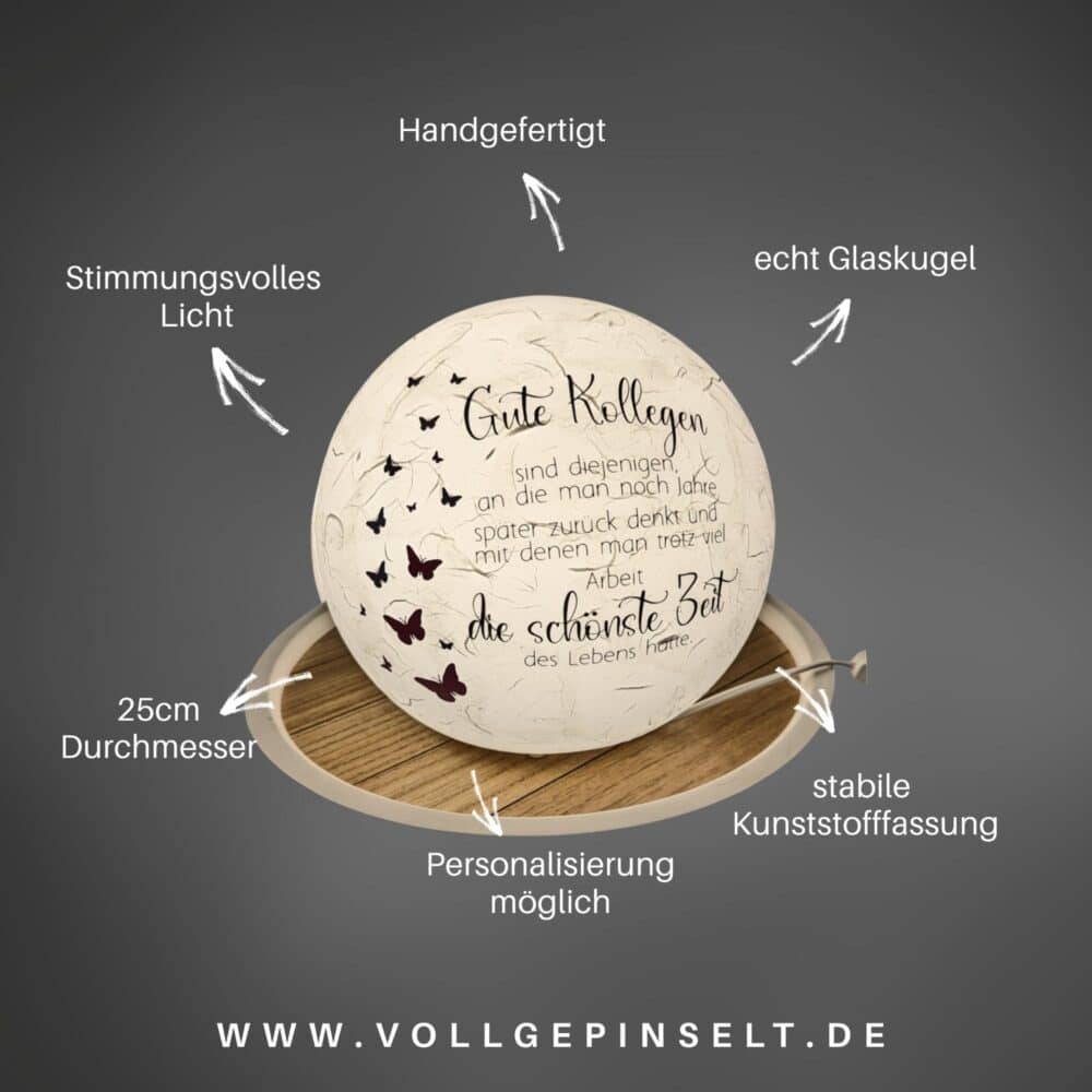 Leuchtkugel "gute Kollegen" – Bild 5