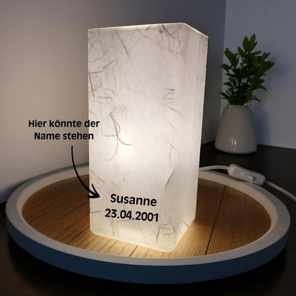 Leuchtsäule "Schlaf schön" – Bild 4