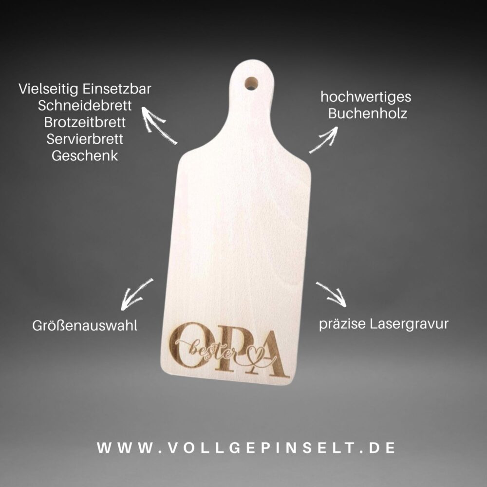Schneidebrett "Bester Opa" – Bild 3