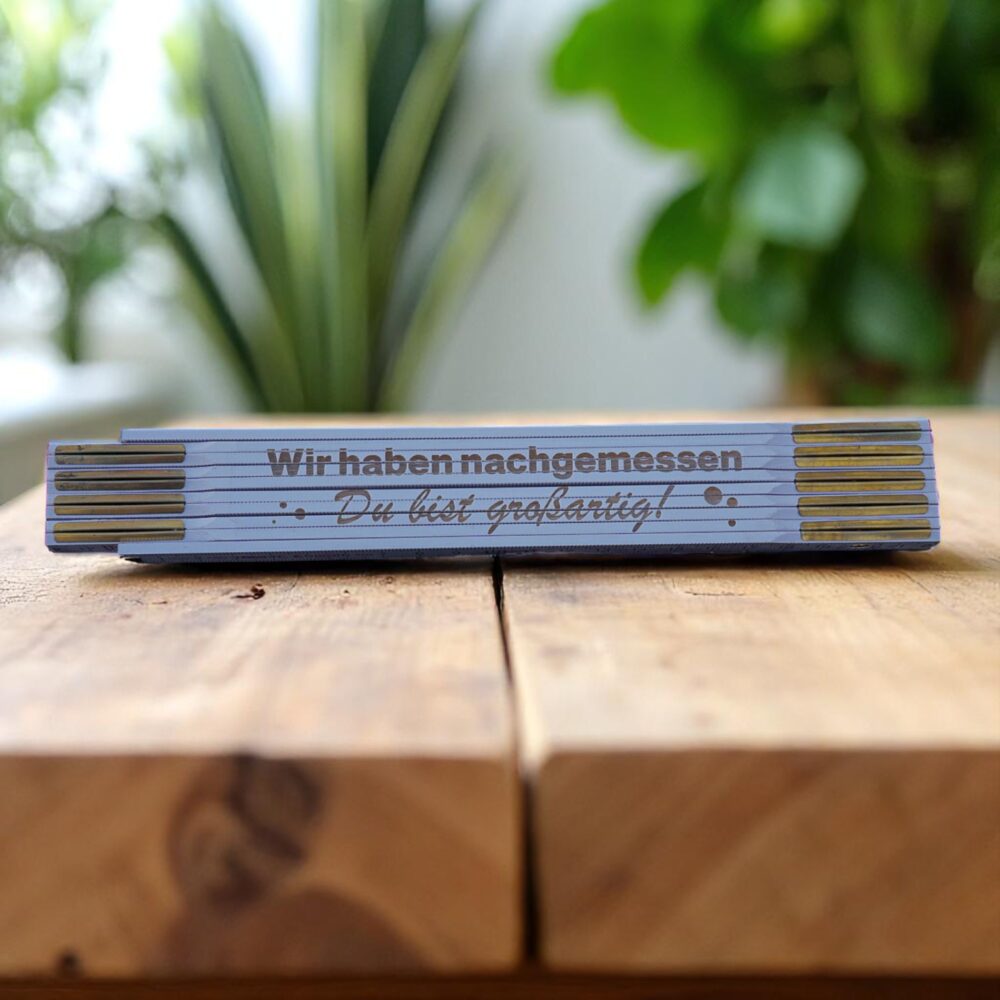 Zollstock "Wir haben nachgemessen" – Bild 2