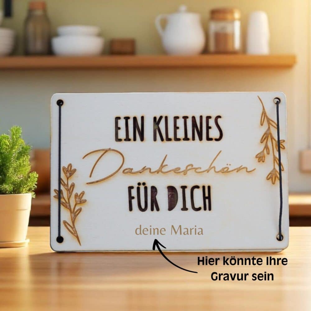 Geschenkkarte "Kleines Dankeschön" – Bild 4