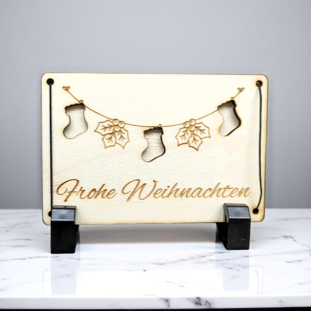 Geschenkkarte "Frohe Weihnachten" – Bild 3