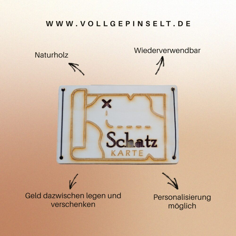 Geschenkkarte "Schatzkarte" – Bild 4