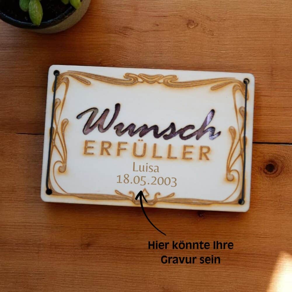 Geschenkkarte "Kleiner Wunscherfüller" – Bild 3