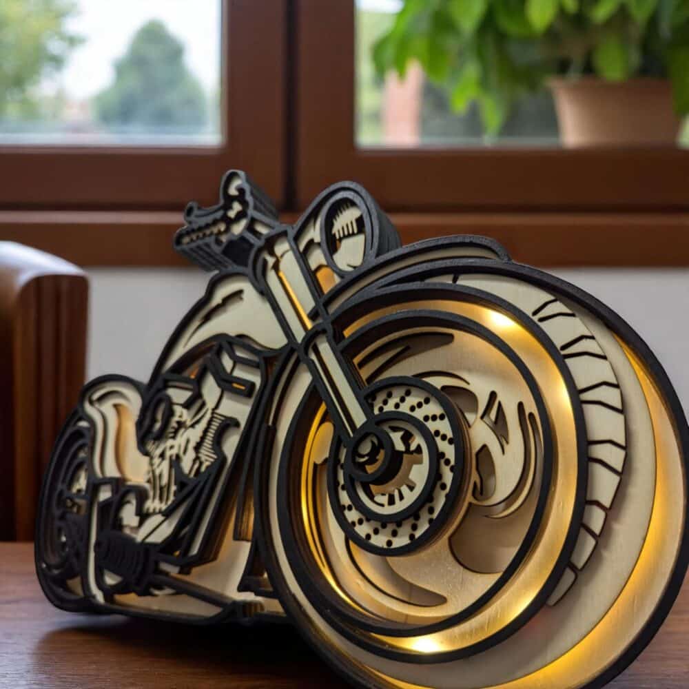 Holzunikat "Motorrad" – Bild 3