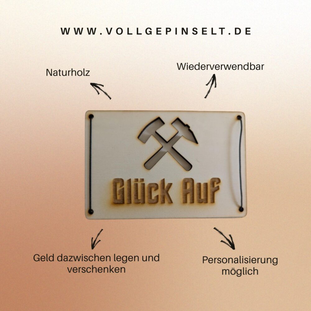 Geschenkkarte "Glück Auf" – Bild 5
