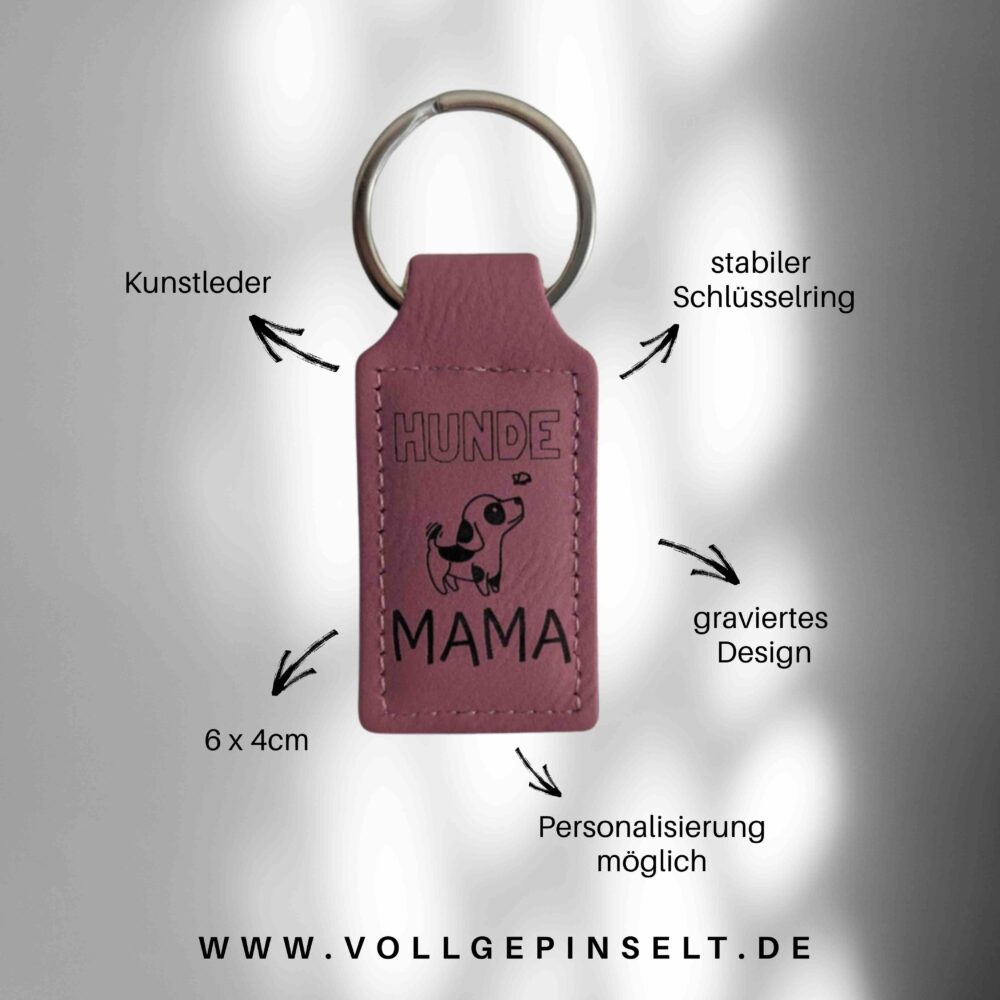 Schlüsselanhänger "Hundemama" – Bild 3