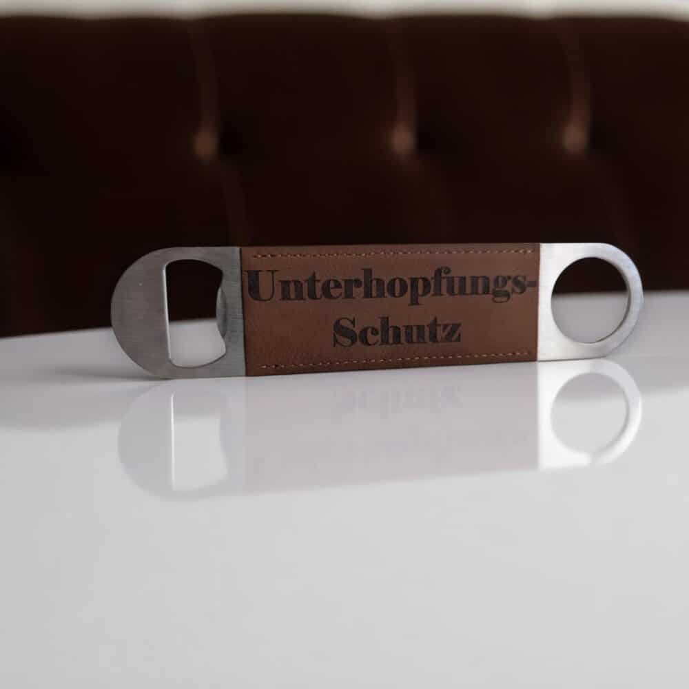 Bieröffner "Unterhopfungs-Schutz"