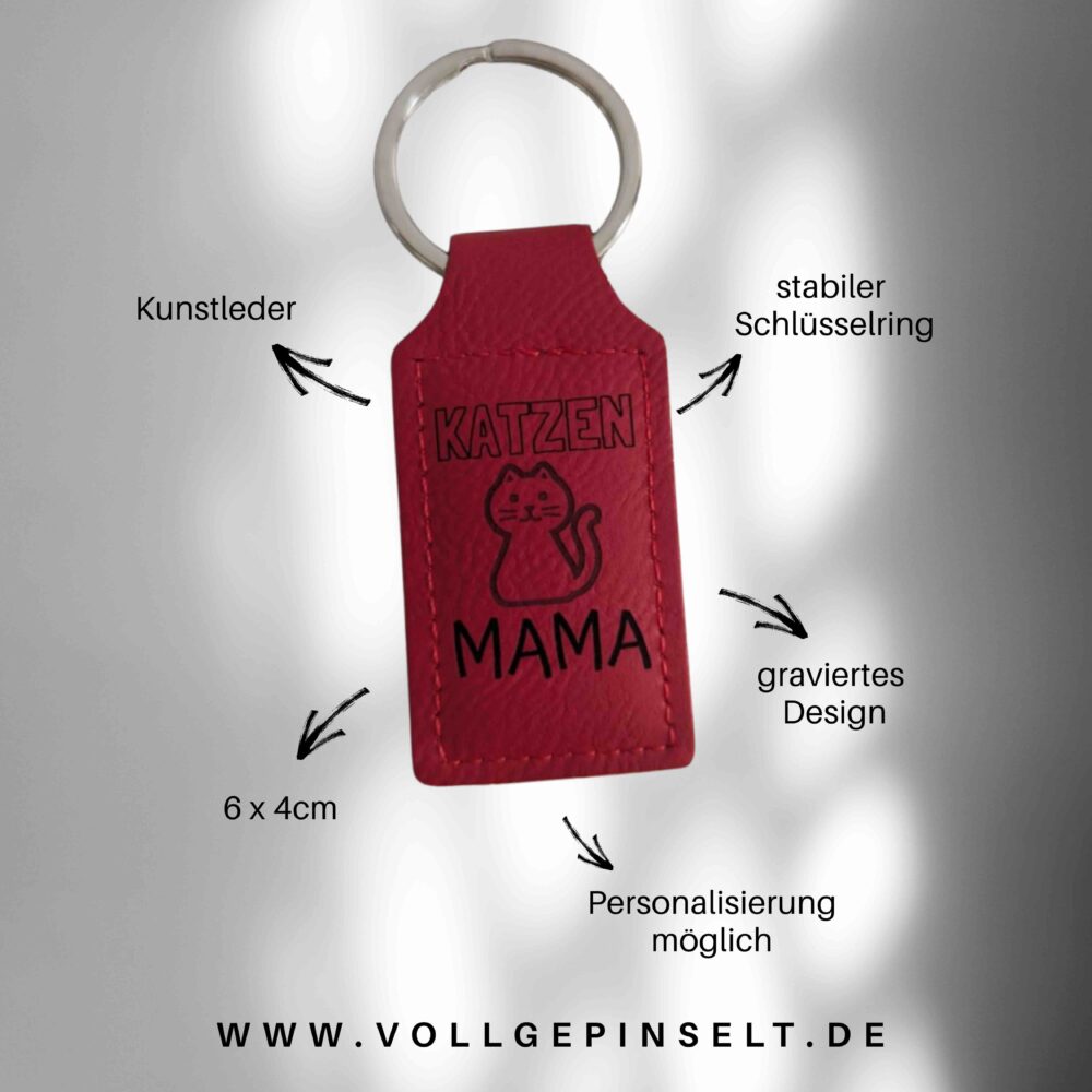 Schlüsselanhänger "Katzenmama" – Bild 4