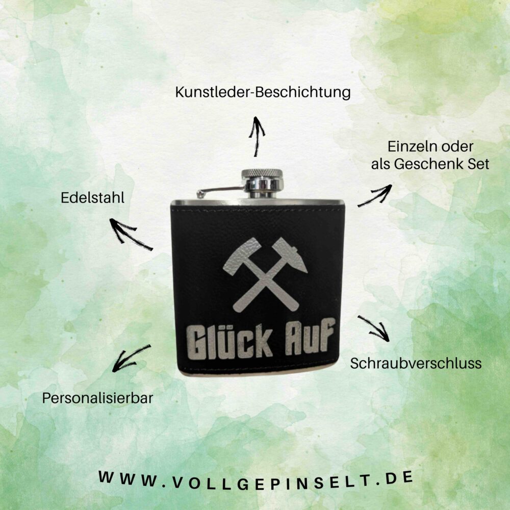 Flachmann "Glück Auf" – Bild 5